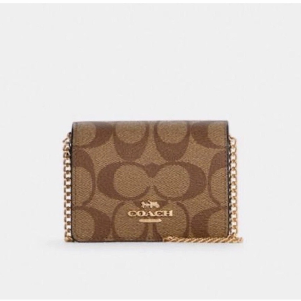 Coach Mini Wallet on chain
